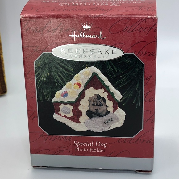 Hallmark Other - Hallmark 1998 Special Dog Photo Holder Ornament